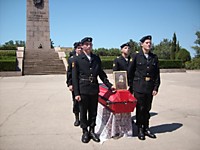 Передача останков Савченко П.Ф. родственникам в г. Краснодар, 2012